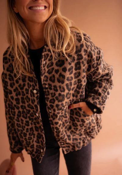 Leona™ | Blouson Léopard Chic