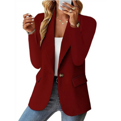 Blazer Élégant | Coupe Ajustée | Polyvalent et Sophistiqué