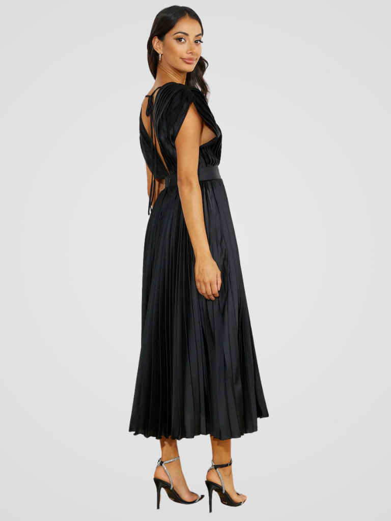 Amaya™ | Robe Midi Plissée