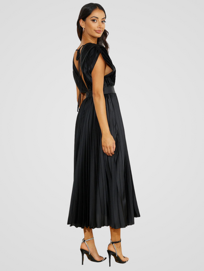 Amaya™ | Robe Midi Plissée