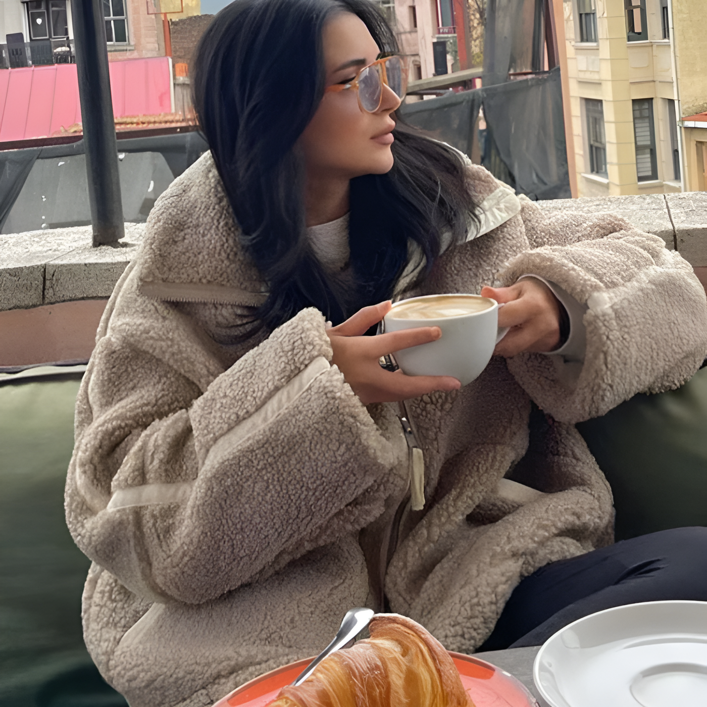ELSA - Veste en Teddyfleece