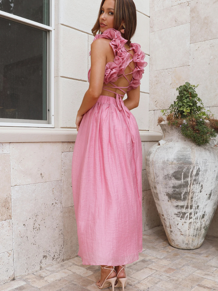 Juliette™ | Robe midi à volants