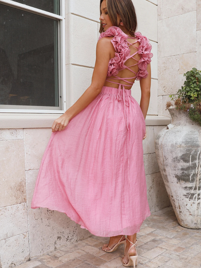Juliette™ | Robe midi à volants
