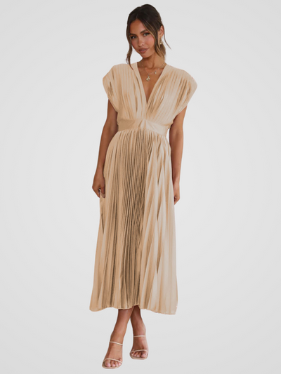Amaya™ | Robe Midi Plissée