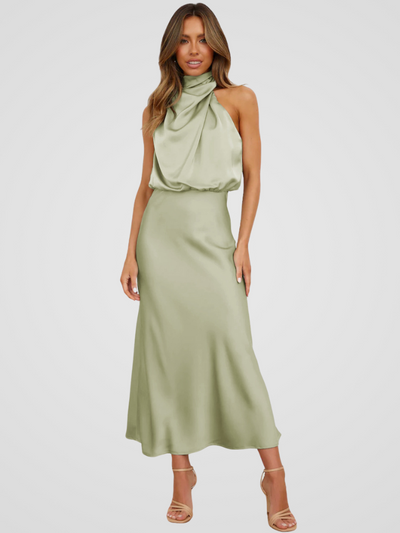 Élia™ | Robe Midi Drapée