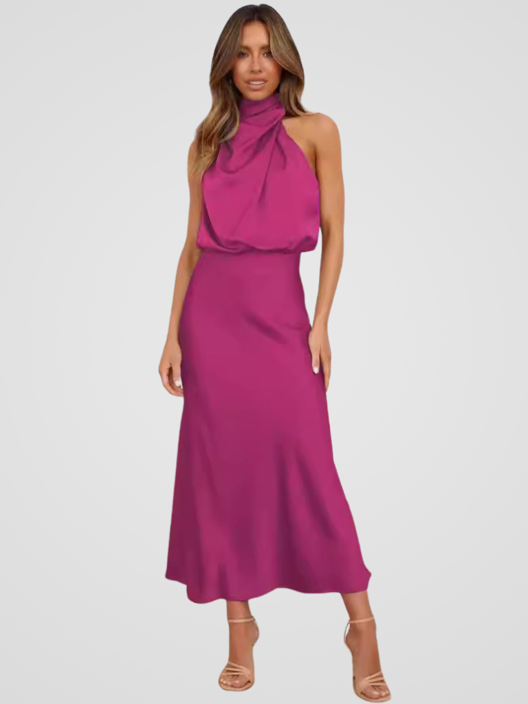 Élia™ | Robe Midi Drapée