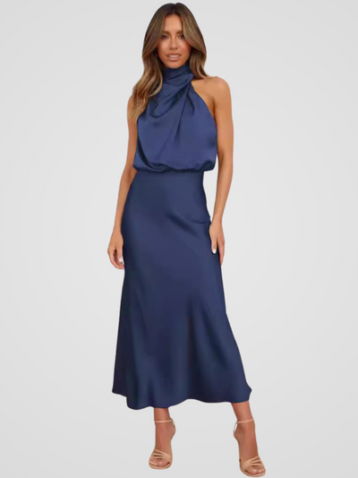 Élia™ | Robe Midi Drapée