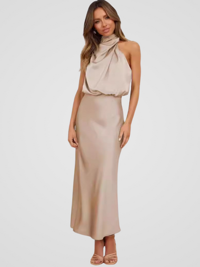 Élia™ | Robe Midi Drapée
