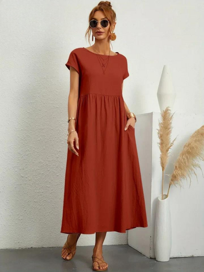 Héloïse™ | Robe d'Été Fluide et Élégante
