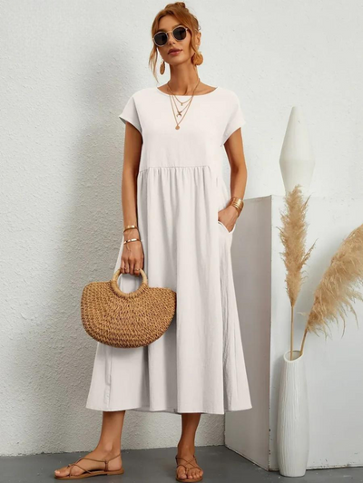 Héloïse™ | Robe d'Été Fluide et Élégante