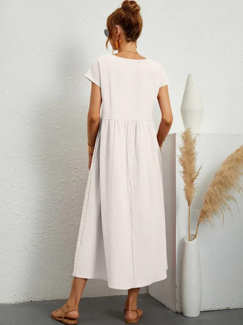 Héloïse™ | Robe d'Été Fluide et Élégante