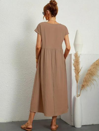 Héloïse™ | Robe d'Été Fluide et Élégante
