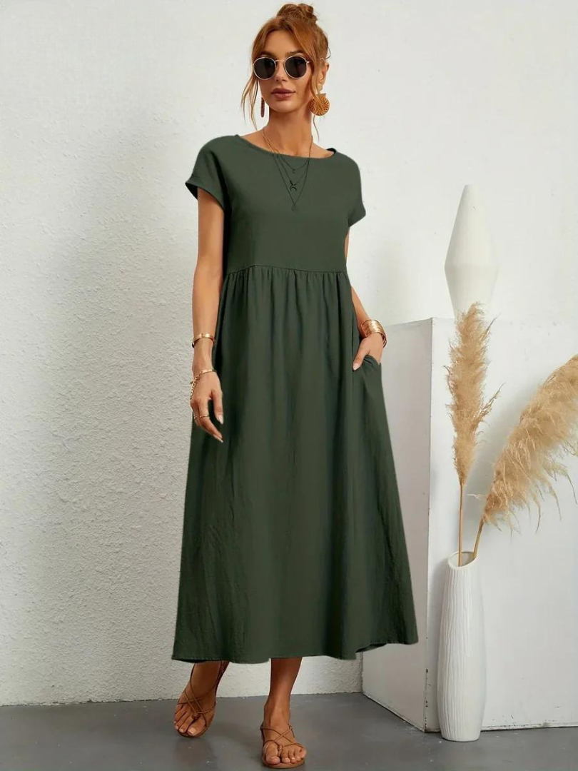 Héloïse™ | Robe d'Été Fluide et Élégante