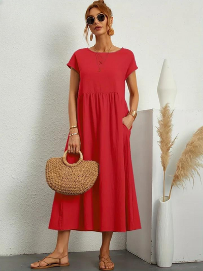 Héloïse™ | Robe d'Été Fluide et Élégante