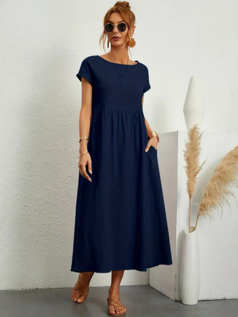 Héloïse™ | Robe d'Été Fluide et Élégante
