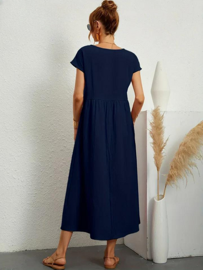 Héloïse™ | Robe d'Été Fluide et Élégante