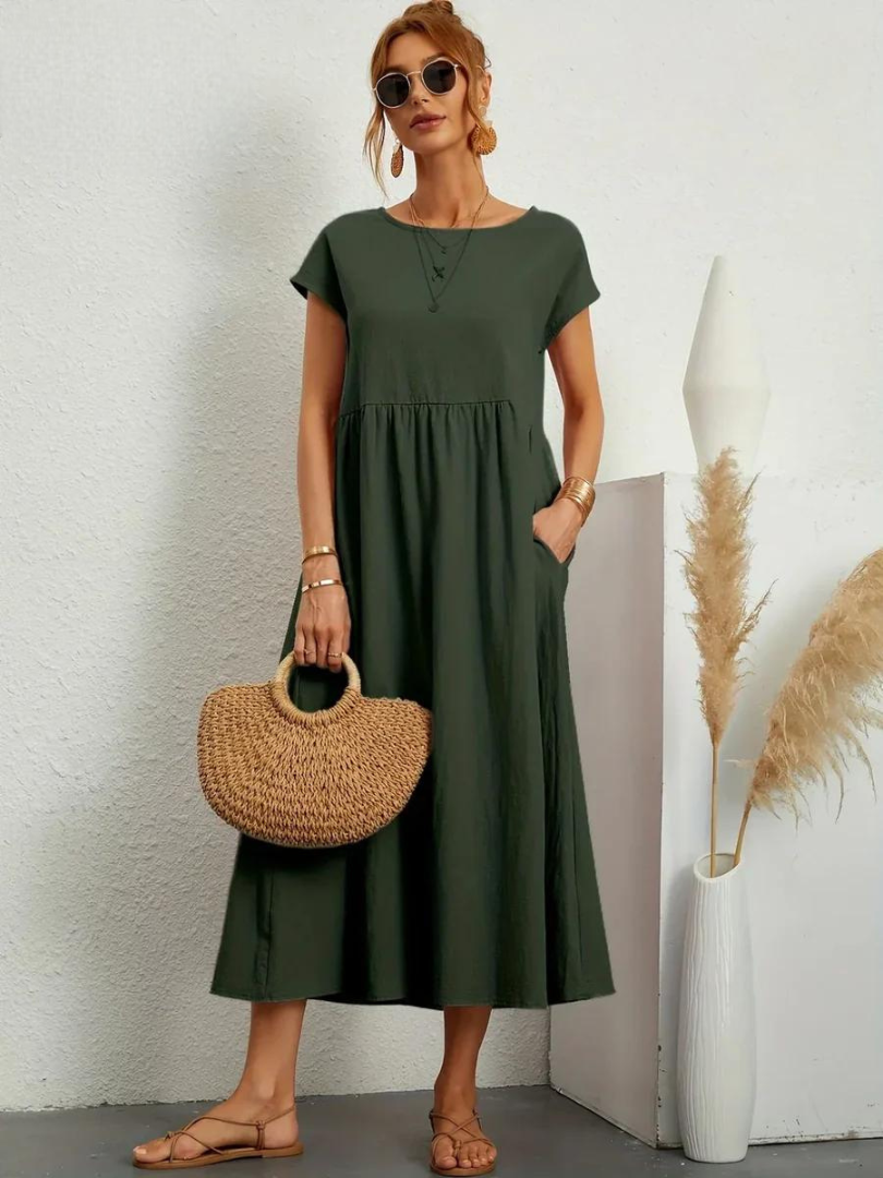 Héloïse™ | Robe d'Été Fluide et Élégante