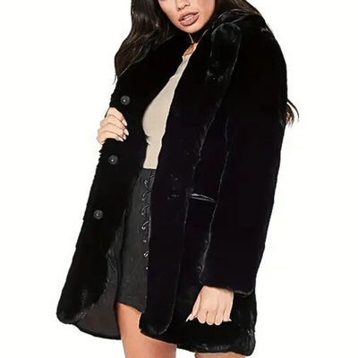 PEGGY - Manteau en Peluche pour Femmes