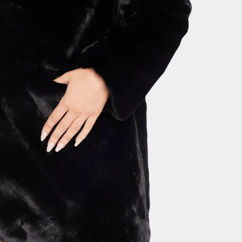 PEGGY - Manteau en Peluche pour Femmes