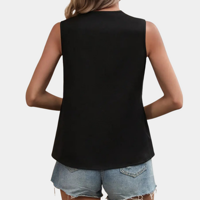 CHARITY - Blouse Asymétrique Élégante pour Femmes