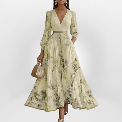 Morgane | Robe longue fleurie rêveuse