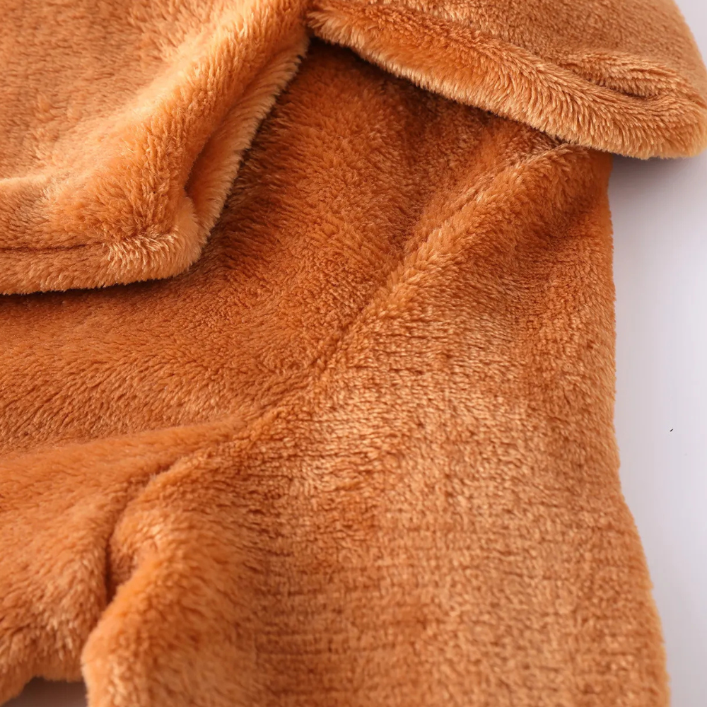 ASHLEY - Manteau d'Hiver Classique en Peluche pour Femmes