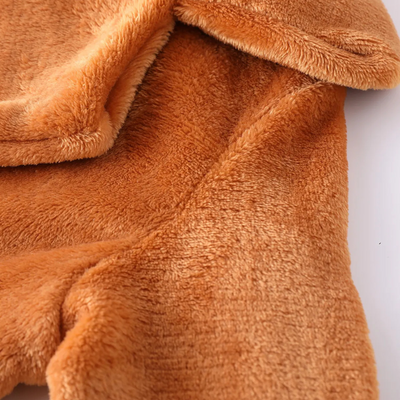 ASHLEY - Manteau d'Hiver Classique en Peluche pour Femmes