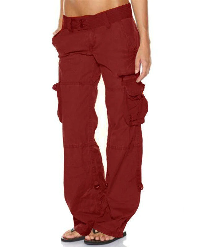 Cathy | Airy pantalon cargo pour femme avec poches et coupe robuste et confortable