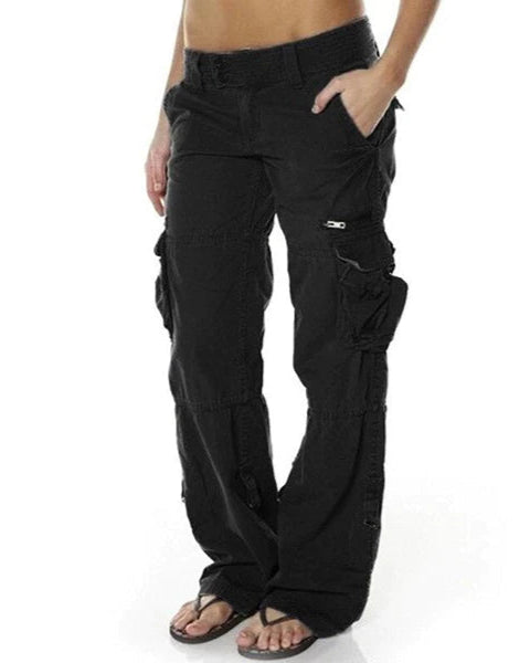 Cathy | Airy pantalon cargo pour femme avec poches et coupe robuste et confortable