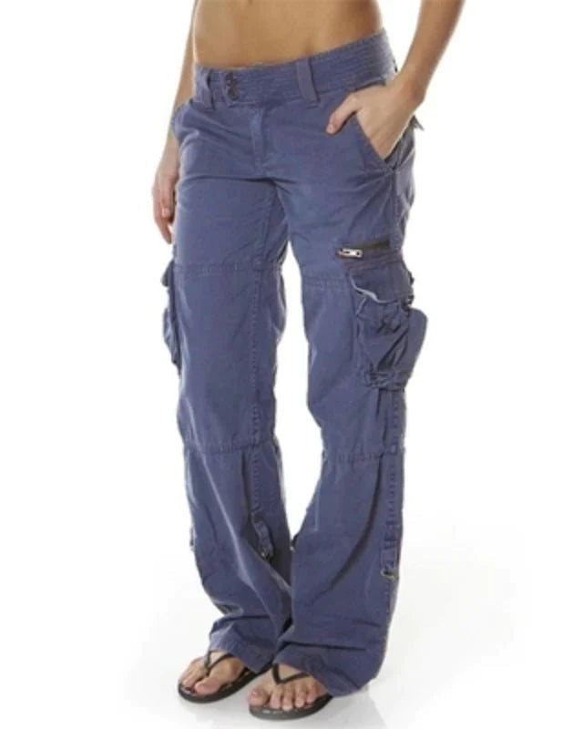 Cathy | Airy pantalon cargo pour femme avec poches et coupe robuste et confortable