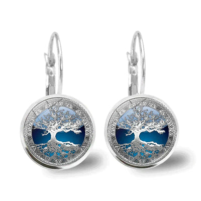 Boucles d'oreilles en argent « Arbre de vie »