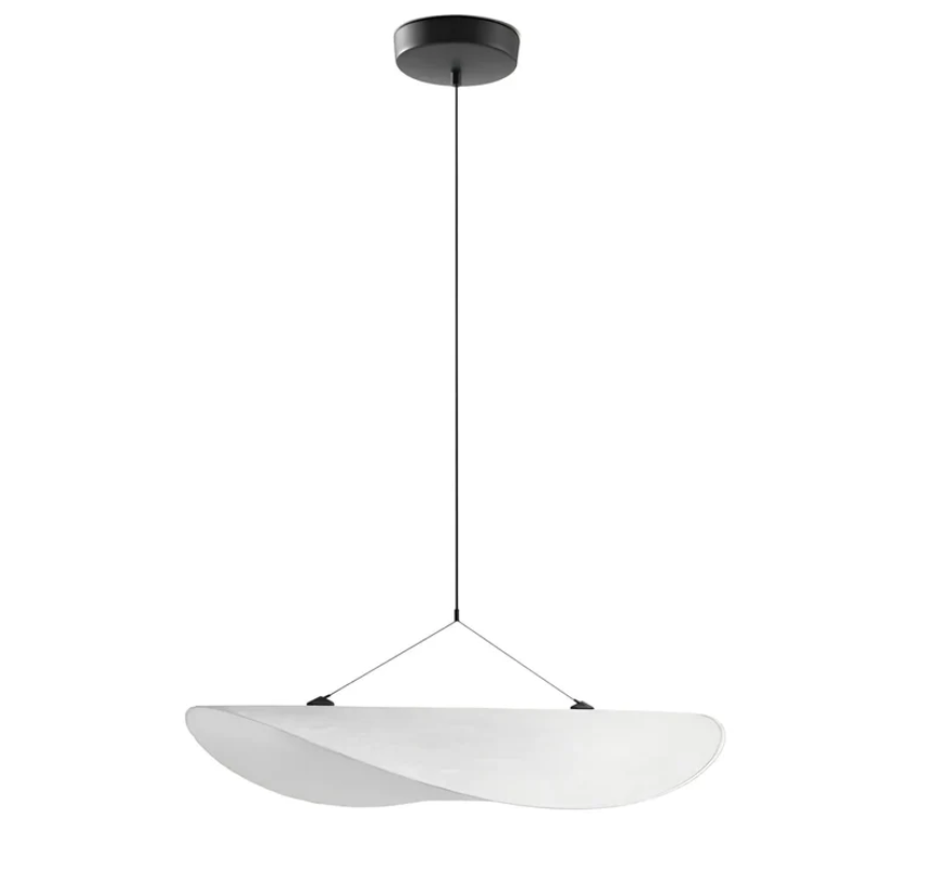 Lumière - Plafonnier Fait Main en Soie - Éclairage Élégant et Unique