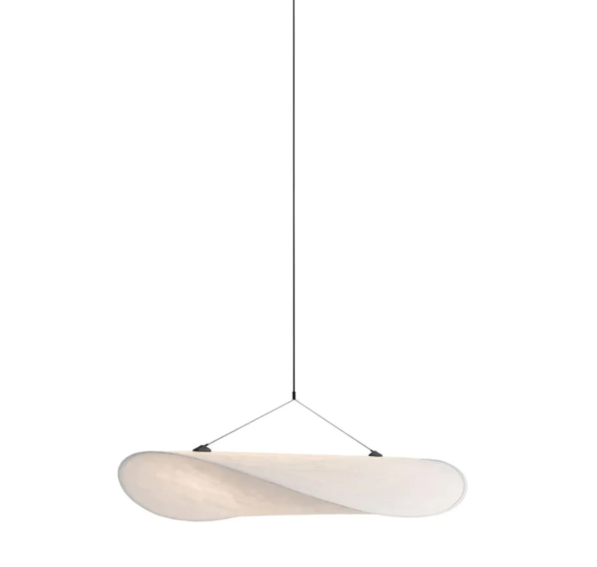 Lumière - Plafonnier Fait Main en Soie - Éclairage Élégant et Unique