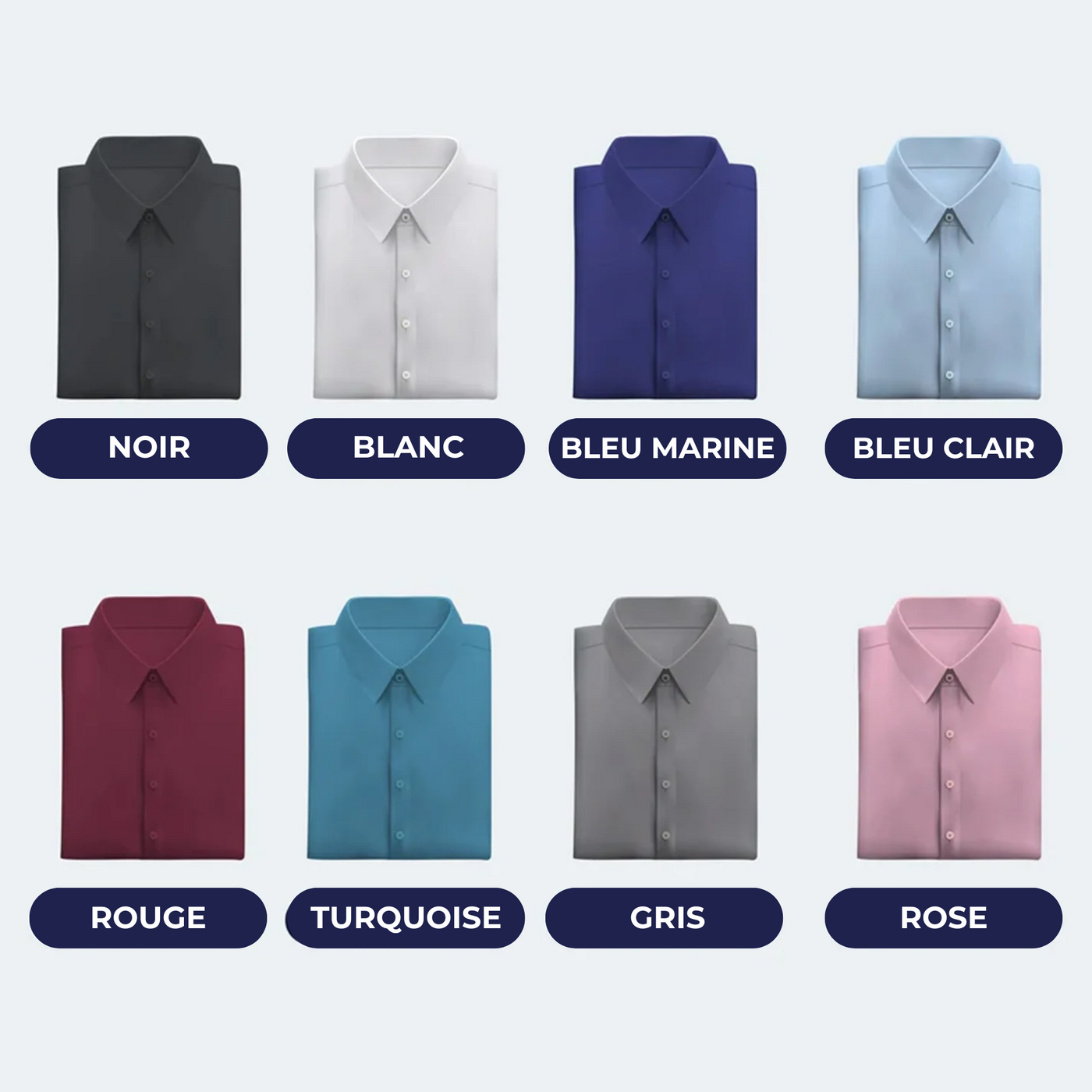 Riviera Paris™ | Chemise Infroissable à Coupe Ajustée