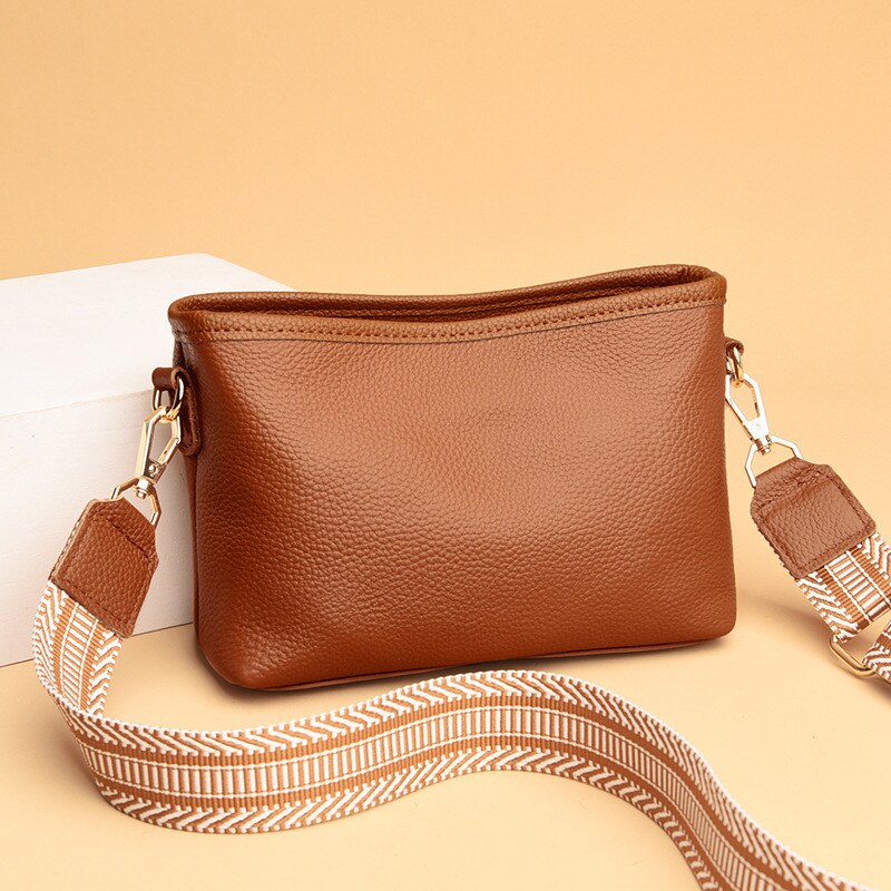 Petit sac à bandoulière pour femmes avec large sangle pour guitare