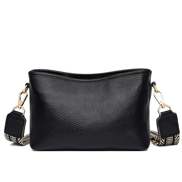 Petit sac à bandoulière pour femmes avec large sangle pour guitare