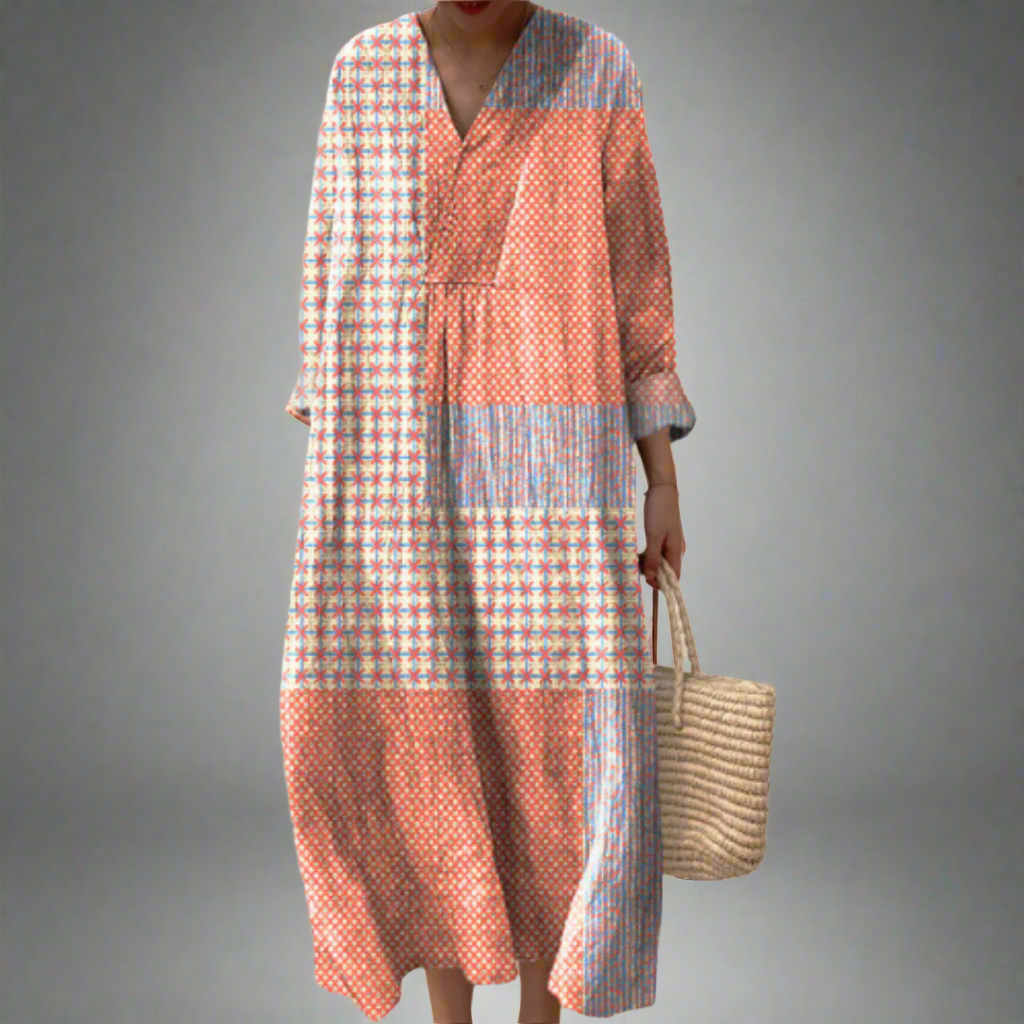 Morgane™ | Béatrice robe géométrique élégante