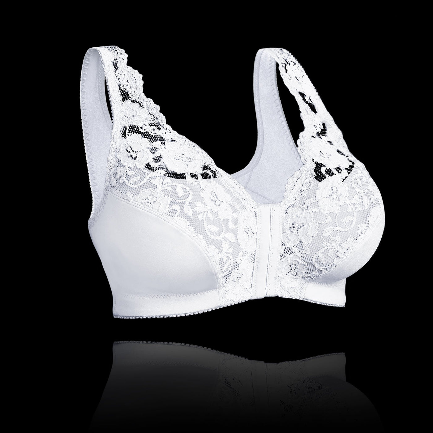 Soutien-gorge femme – Maintien doux – Fermeture frontale – Coupe couvrante – Tissu respirant
