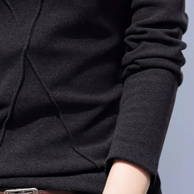 DALIA - Pull décontracté à col mi-haut pour femmes