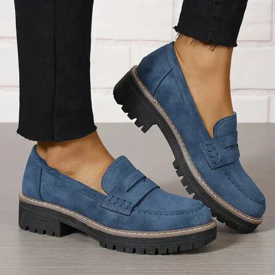 Mocassins pour femmes - semelle antidérapante - chaussons plats - décontractés