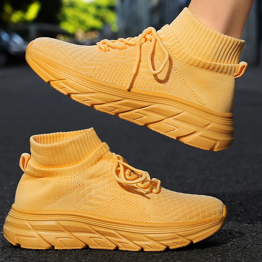 JYLLINA - Chaussures Élastiques et Aérées en Forme de Chaussettes pour Femmes