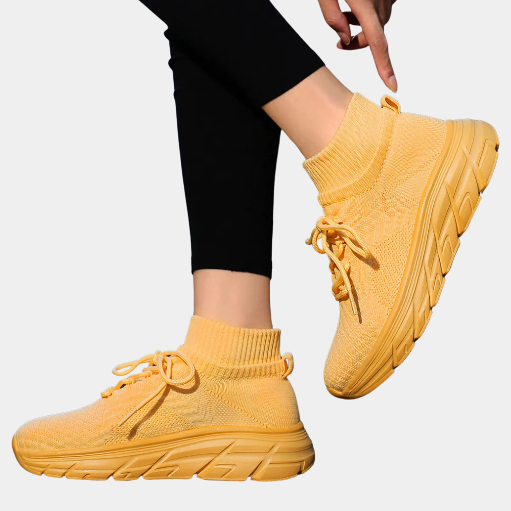 JYLLINA - Chaussures Élastiques et Aérées en Forme de Chaussettes pour Femmes