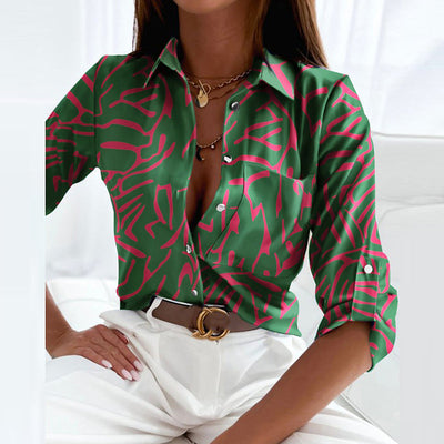 Linda | Blouse avec col rabattu