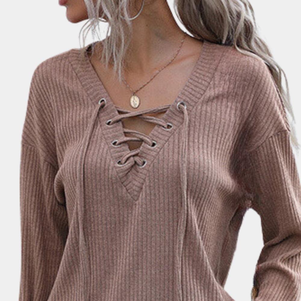 ROSALINA - Pull Tricoté Tendance pour Femmes