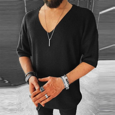 T-shirt d'été élégant en maille pour homme - Reinier