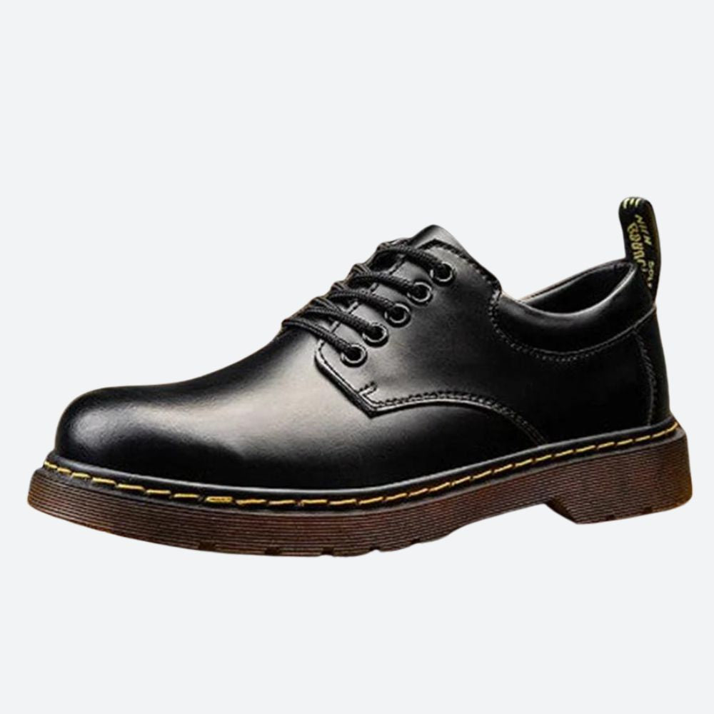 Chaussures élégantes en cuir noir - Ron
