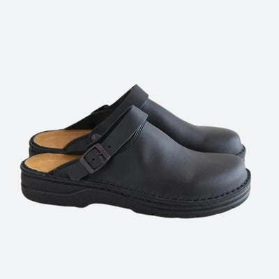 Luxueux chaussons en cuir orthopédique - Ryker pour un confort ultime