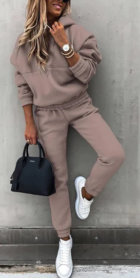 Ensemble Décontracté | Capuche Molleton | Style Relax