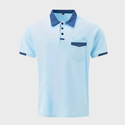 Olivier | Polo Coupe Étroite Pour Hommes | Manche Courte
