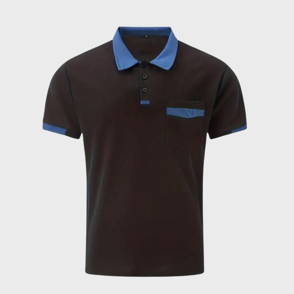 Olivier | Polo Coupe Étroite Pour Hommes | Manche Courte
